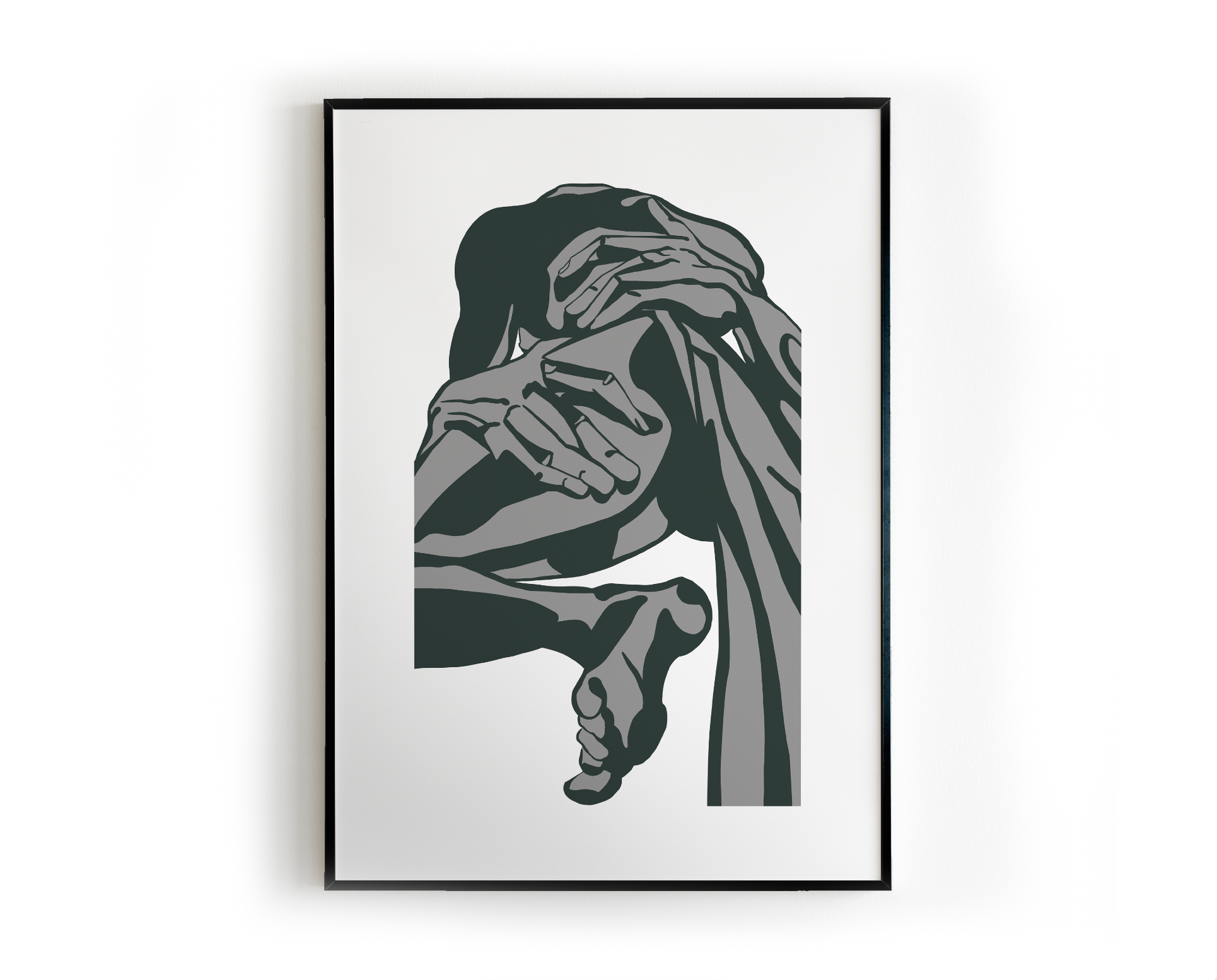 SCREENPRINT "POETRY" 50x35cm