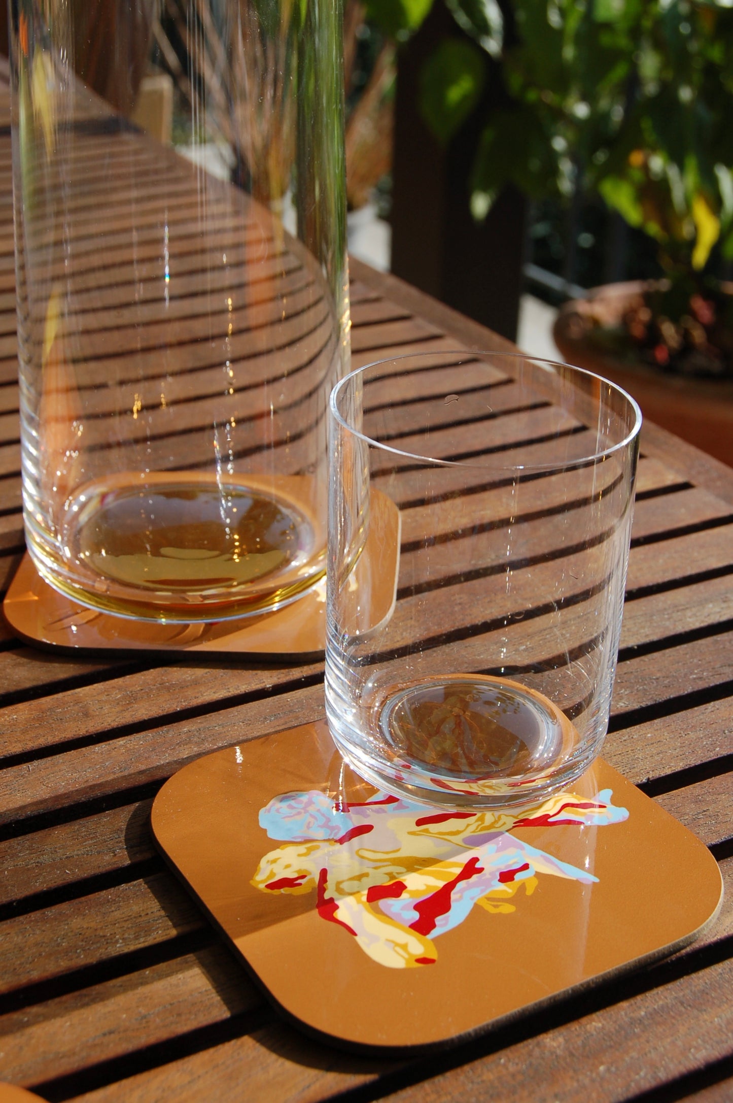 COASTER SET 4 PIECES OCHER MSVO